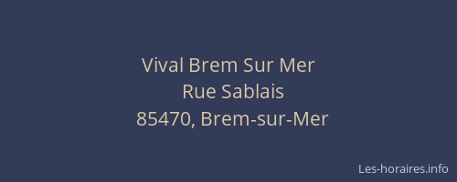 Vival Brem Sur Mer