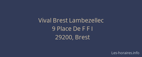 Vival Brest Lambezellec