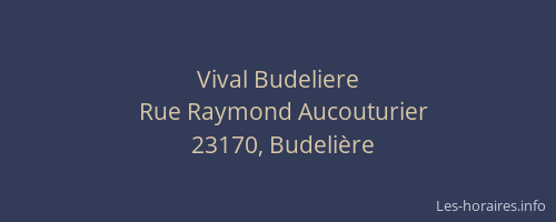 Vival Budeliere
