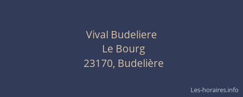Vival Budeliere