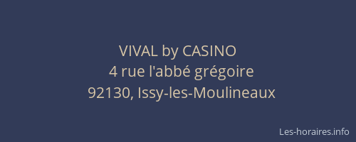 VIVAL by CASINO