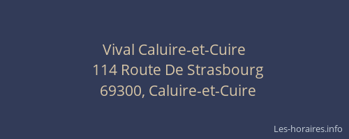 Vival Caluire-et-Cuire
