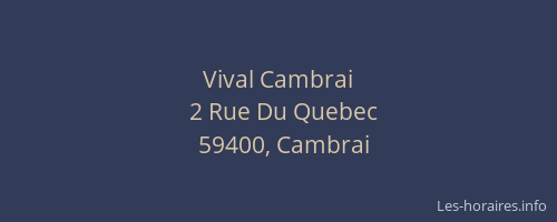 Vival Cambrai
