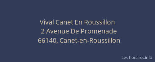 Vival Canet En Roussillon