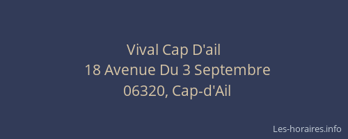 Vival Cap D'ail
