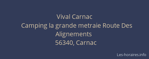 Vival Carnac
