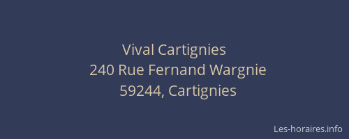 Vival Cartignies