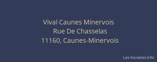 Vival Caunes Minervois