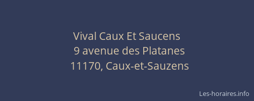 Vival Caux Et Saucens