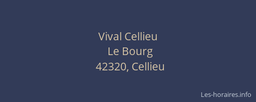 Vival Cellieu