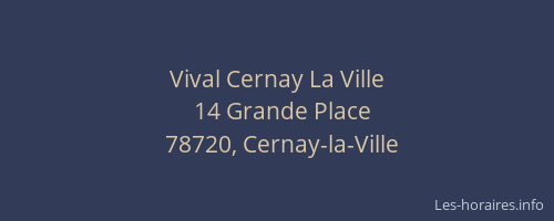 Vival Cernay La Ville