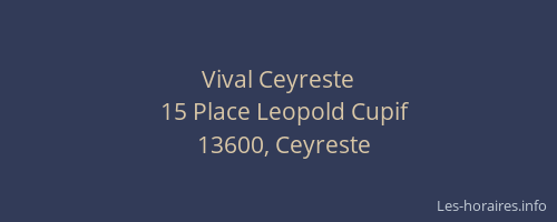 Vival Ceyreste