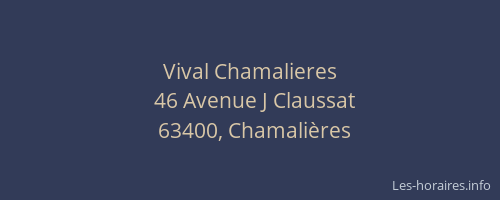 Vival Chamalieres