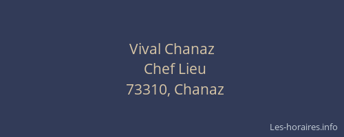 Vival Chanaz