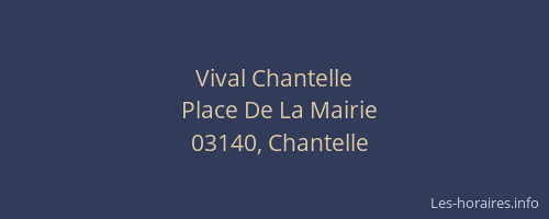 Vival Chantelle
