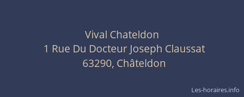 Vival Chateldon