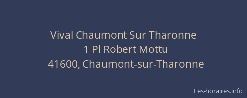 Vival Chaumont Sur Tharonne