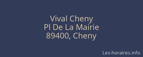 Vival Cheny