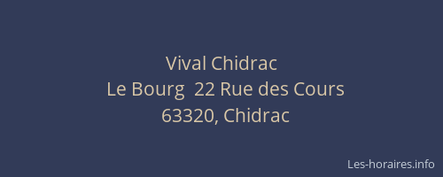 Vival Chidrac