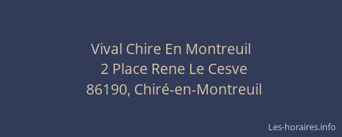 Vival Chire En Montreuil
