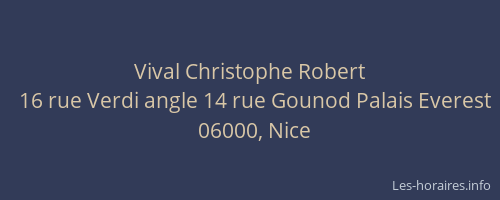Vival Christophe Robert