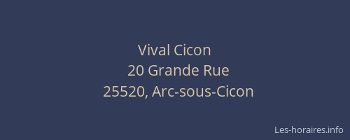Vival Cicon