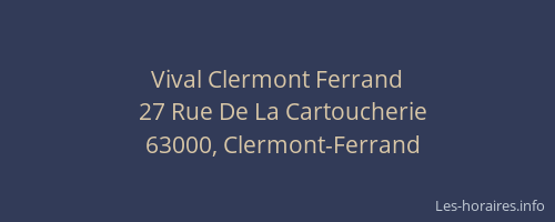 Vival Clermont Ferrand