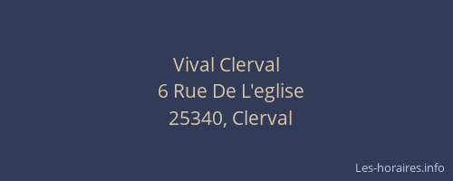 Vival Clerval