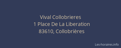 Vival Collobrieres