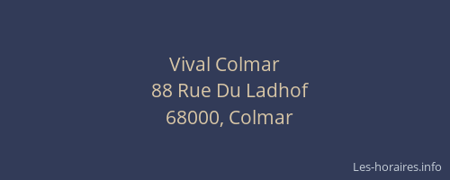 Vival Colmar