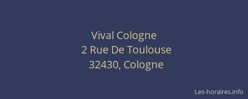 Vival Cologne
