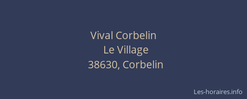 Vival Corbelin