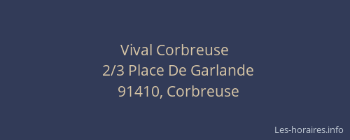 Vival Corbreuse
