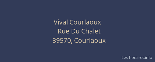 Vival Courlaoux