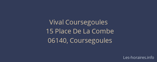 Vival Coursegoules