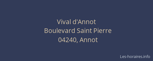 Vival d'Annot