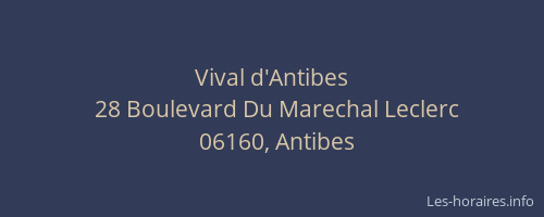 Vival d'Antibes