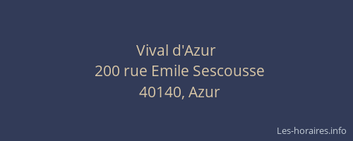 Vival d'Azur