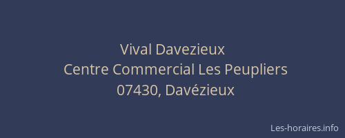 Vival Davezieux