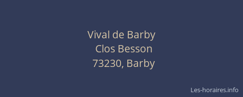 Vival de Barby