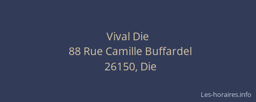 Vival Die