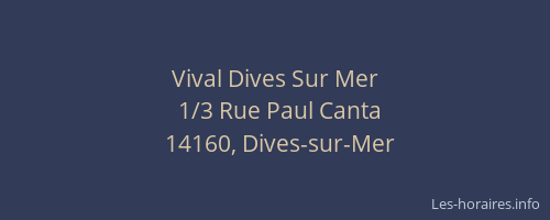 Vival Dives Sur Mer