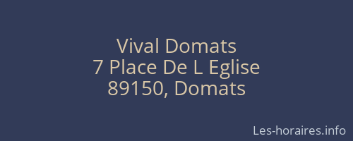 Vival Domats