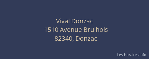Vival Donzac