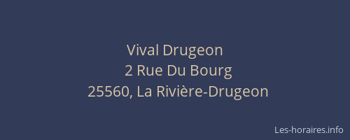 Vival Drugeon