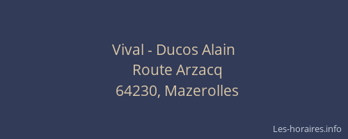 Vival - Ducos Alain