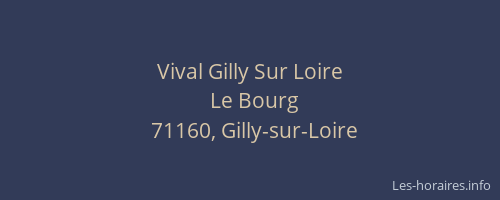 Vival Gilly Sur Loire