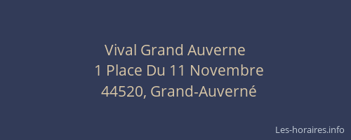 Vival Grand Auverne