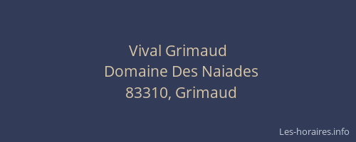 Vival Grimaud