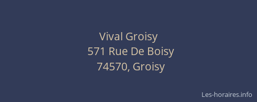 Vival Groisy